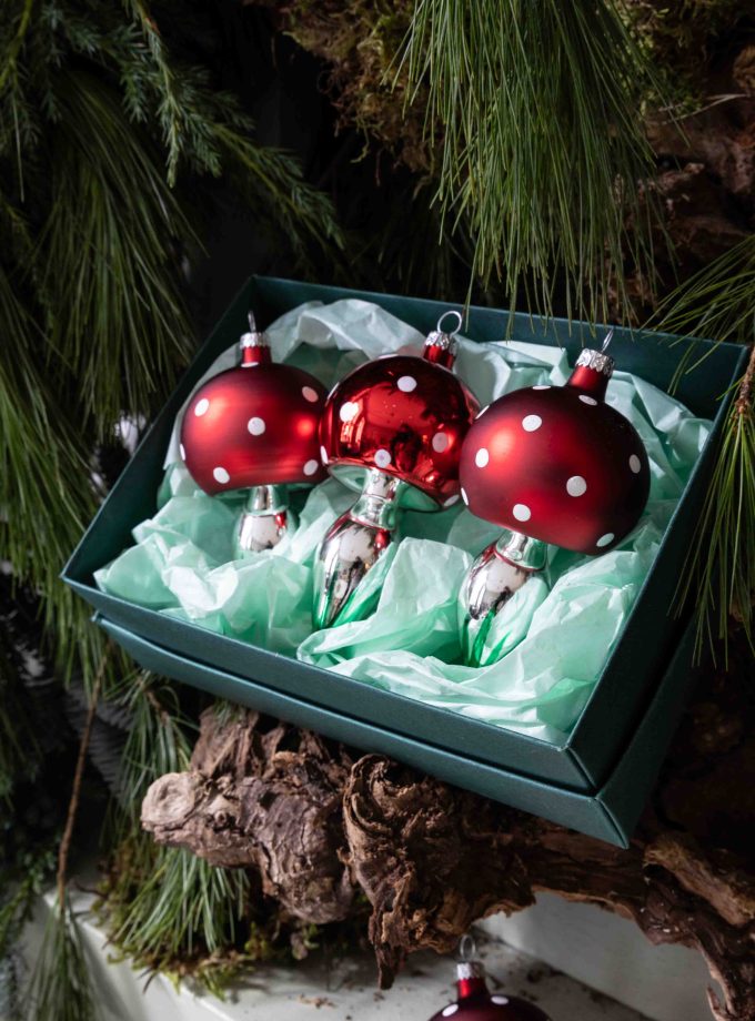 Zestaw bombek - MUCHOMORKI